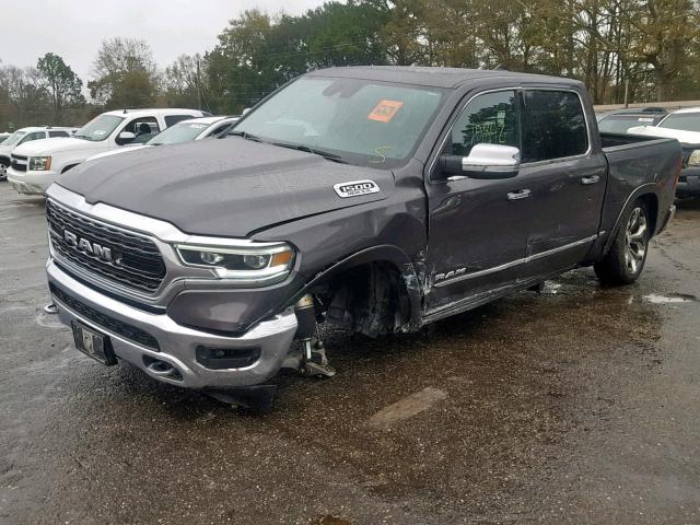 1C6SRFHTXKN575333 - 2019 RAM 1500 LIMIT GRAY photo 2