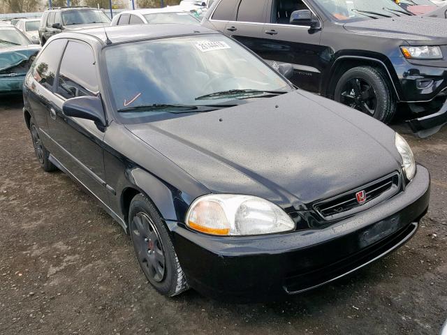 2HGEJ6441WH104330 - 1998 HONDA CIVIC DX BLACK photo 1