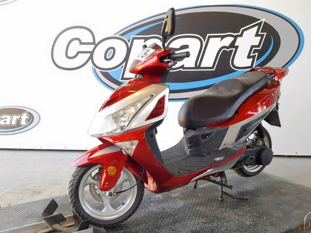 L9NTELKB2D1002588 - 2013 TAO SCOOTER RED photo 2