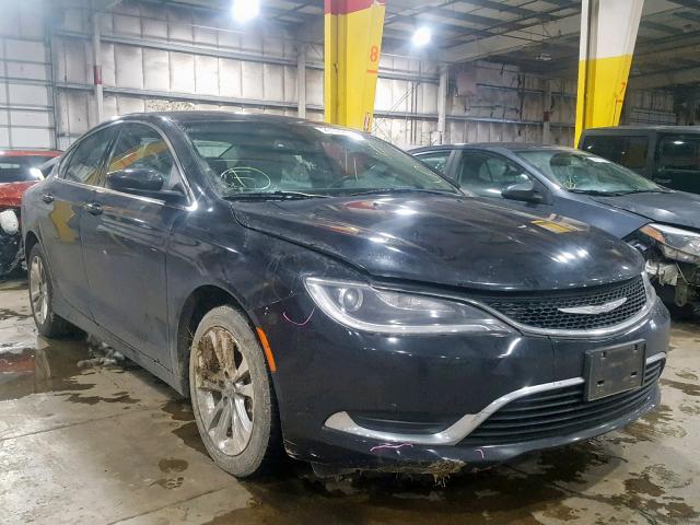 1C3CCCAB8FN734648 - 2015 CHRYSLER 200 LIMITE BLACK photo 1