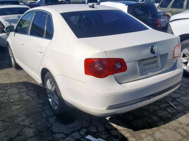 3VWSG71K17M100397 - 2007 VOLKSWAGEN JETTA 2.5 WHITE photo 3