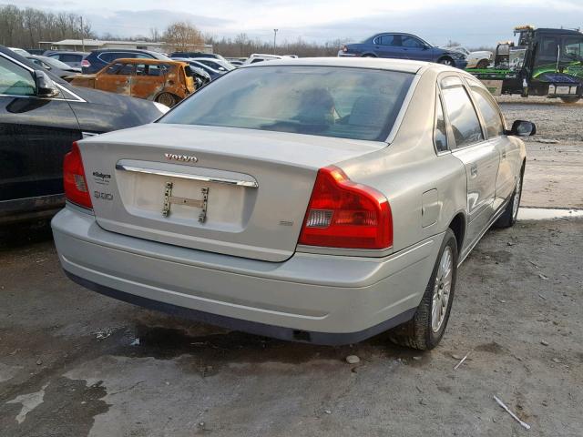 YV1TS92D041361251 - 2004 VOLVO S80 SILVER photo 4