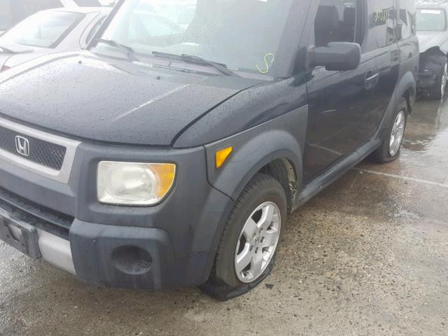 5J6YH18625L013312 - 2005 HONDA ELEMENT EX BLACK photo 9