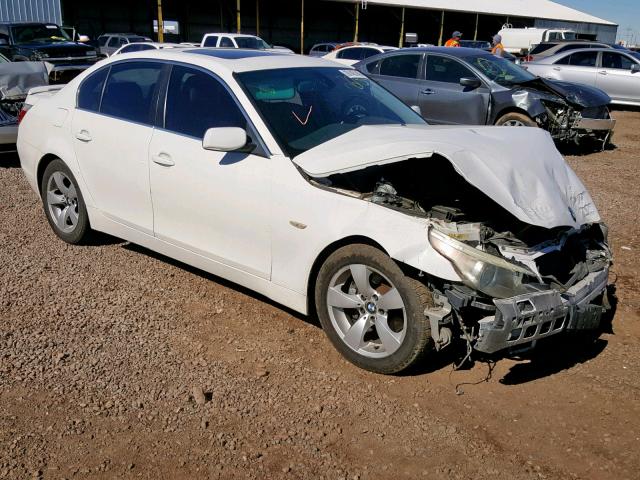 WBANA53545B859527 - 2005 BMW 525 I WHITE photo 1