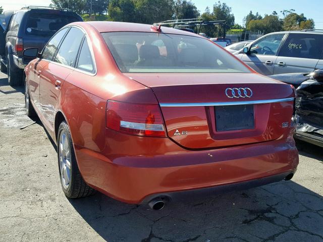 WAUDT74F85N043475 - 2005 AUDI A6 3.2 QUA RED photo 3