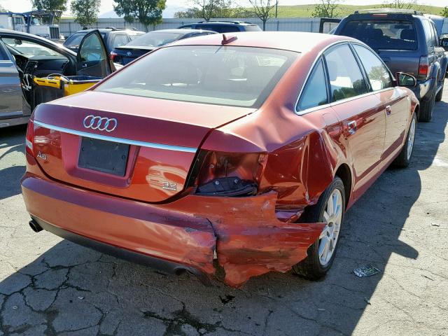 WAUDT74F85N043475 - 2005 AUDI A6 3.2 QUA RED photo 4