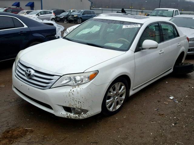 4T1BK3DB8BU386948 - 2011 TOYOTA AVALON BAS WHITE photo 2