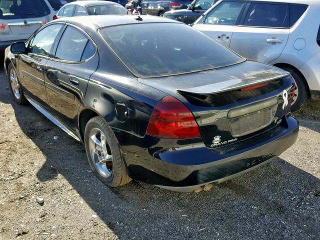 2G2WR544341367824 - 2004 PONTIAC GRAND PRIX BLACK photo 3