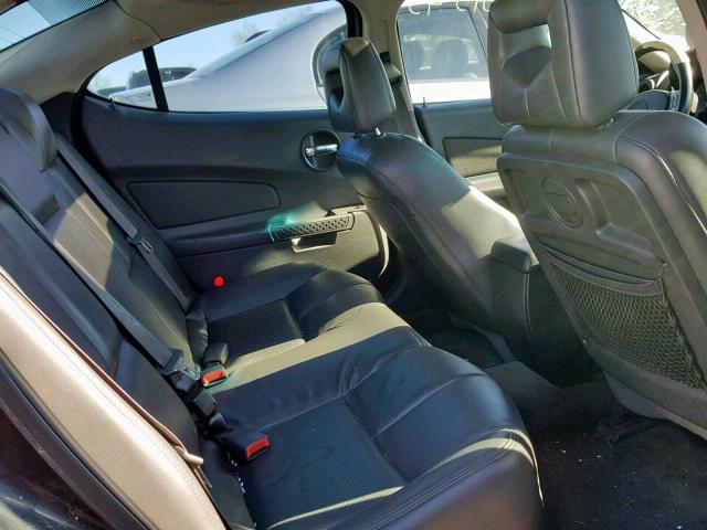 2G2WR544341367824 - 2004 PONTIAC GRAND PRIX BLACK photo 6