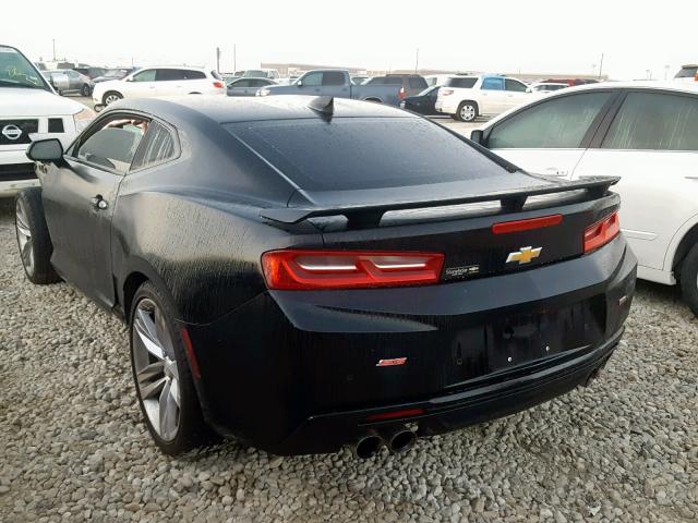 1G1FH1R79H0214482 - 2017 CHEVROLET CAMARO SS BLACK photo 3