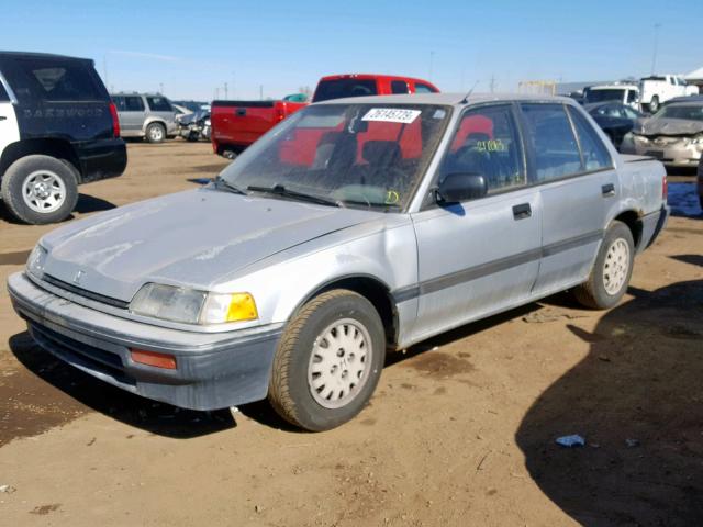 1HGED354XJA048688 - 1988 HONDA CIVIC DX SILVER photo 2