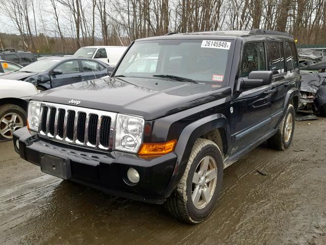 1J8HG48N98C127497 - 2008 JEEP COMMANDER BLACK photo 2