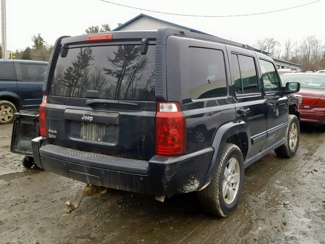 1J8HG48N98C127497 - 2008 JEEP COMMANDER BLACK photo 4
