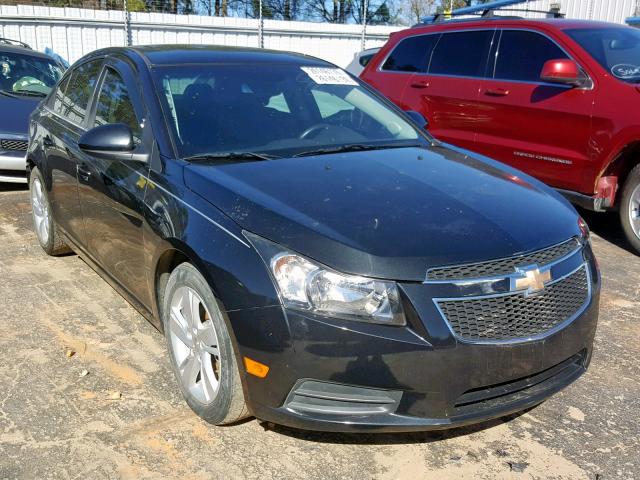 1G1P75SZ8E7464857 - 2014 CHEVROLET CRUZE BLACK photo 1