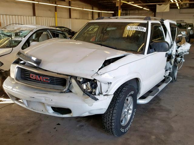 1GTDT13X54K124699 - 2004 GMC SONOMA WHITE photo 2