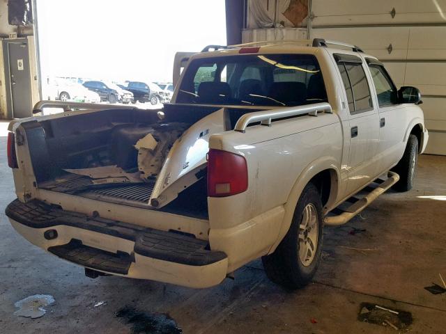 1GTDT13X54K124699 - 2004 GMC SONOMA WHITE photo 4