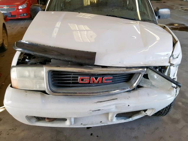 1GTDT13X54K124699 - 2004 GMC SONOMA WHITE photo 7