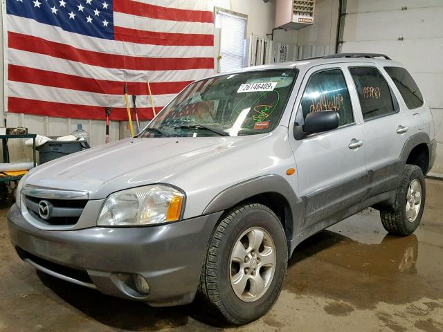 4F2CZ96184KM00289 - 2004 MAZDA TRIBUTE ES 银色 照片 2