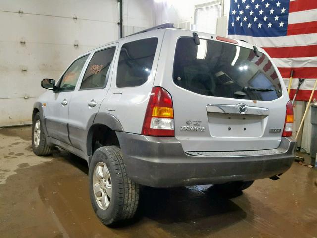 4F2CZ96184KM00289 - 2004 MAZDA TRIBUTE ES 银色 照片 3