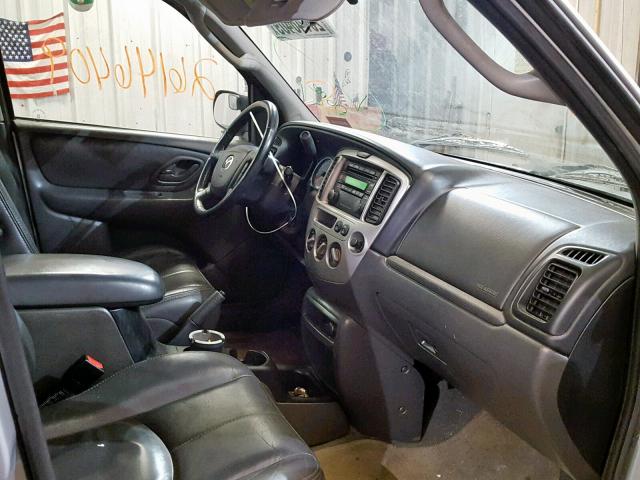 4F2CZ96184KM00289 - 2004 MAZDA TRIBUTE ES 银色 照片 5