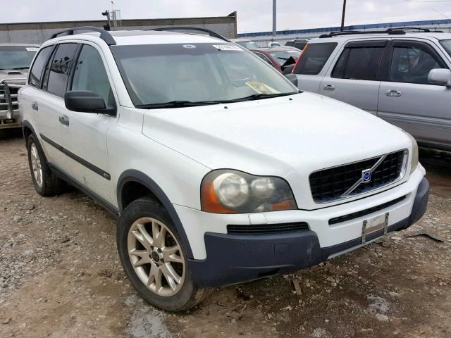 YV1CZ91HX41091672 - 2004 VOLVO XC90 T6 WHITE photo 1