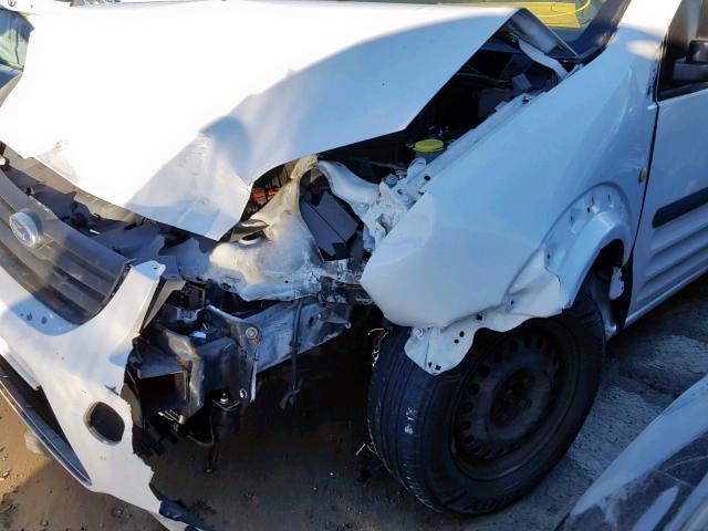 NM0LS7DN2DT150568 - 2013 FORD TRANSIT CO WHITE photo 9