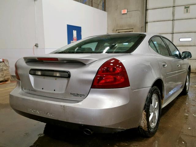 2G2WP552781108925 - 2008 PONTIAC GRAND PRIX GRAY photo 4