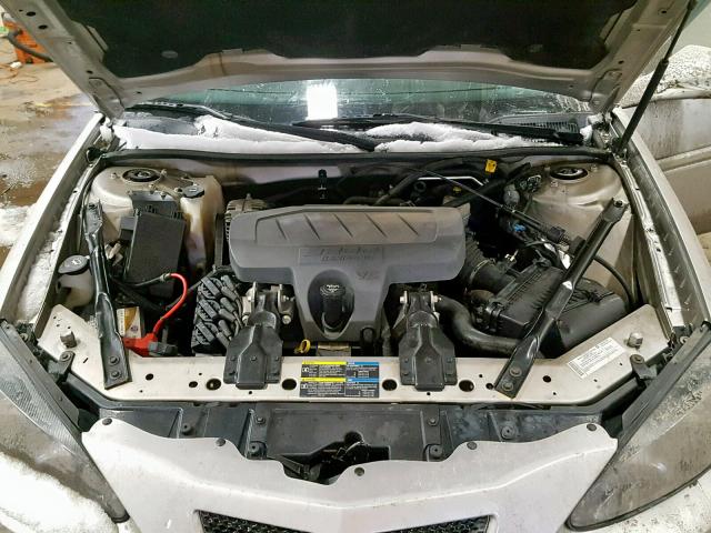 2G2WP552781108925 - 2008 PONTIAC GRAND PRIX GRAY photo 7
