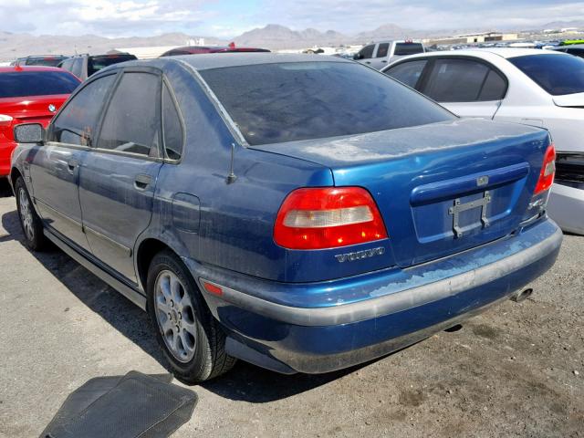 YV1VS2554YF525355 - 2000 VOLVO S40 BLUE photo 3