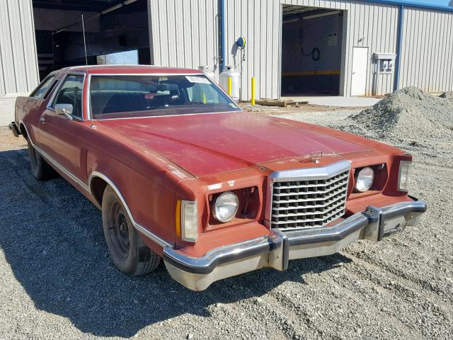 7G87F228805 - 1977 FORD T BIRD RED photo 1