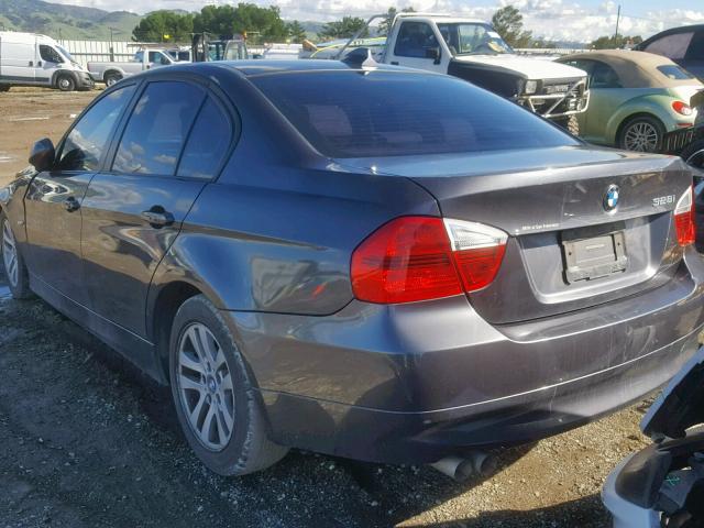 WBAVC535X7FZ70783 - 2007 BMW 328 I SULE GRAY photo 3