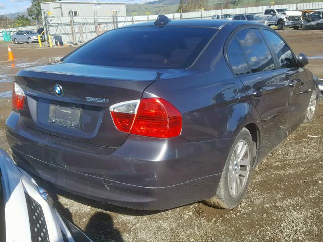 WBAVC535X7FZ70783 - 2007 BMW 328 I SULE GRAY photo 4