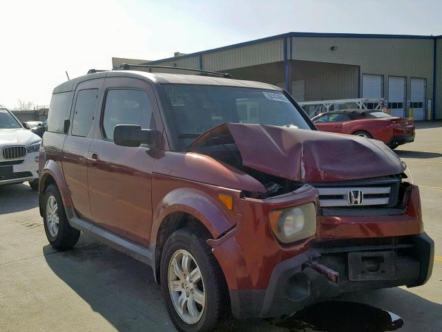 5J6YH18778L011939 - 2008 HONDA ELEMENT EX RED photo 1