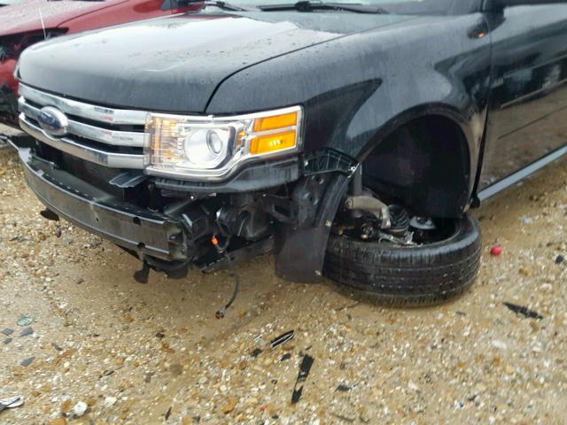 2FMGK5DC6ABA90731 - 2010 FORD FLEX LIMIT BLACK photo 9