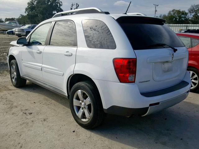 2CKDL63F276225493 - 2007 PONTIAC TORRENT WHITE photo 3