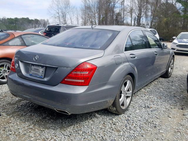 WDDNG7BB1AA296012 - 2010 MERCEDES-BENZ S 550 SILVER photo 4