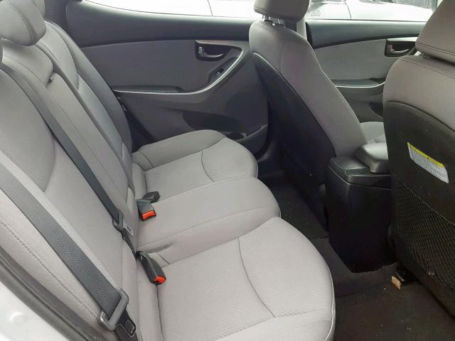 5NPDH4AE5DH155745 - 2013 HYUNDAI ELANTRA GL SILVER photo 6