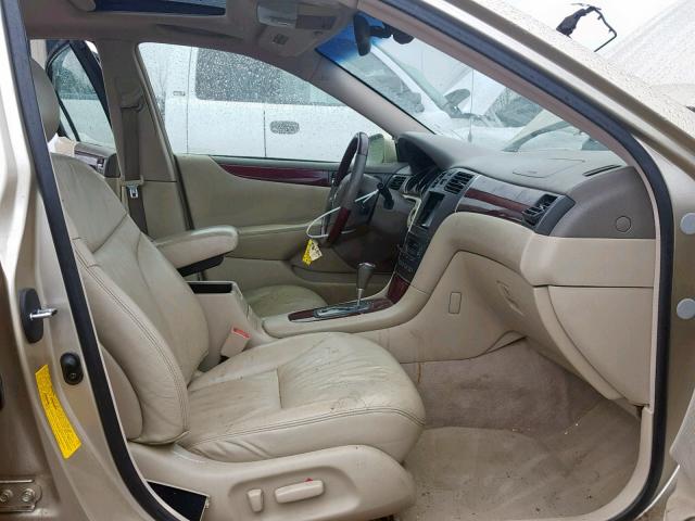 JTHBF30G030092204 - 2003 LEXUS ES 300 GOLD photo 5