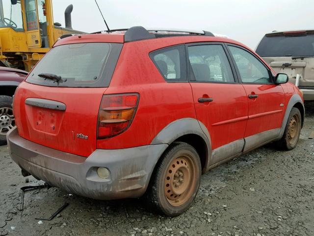 5Y2SL62893Z453720 - 2003 PONTIAC VIBE RED photo 4