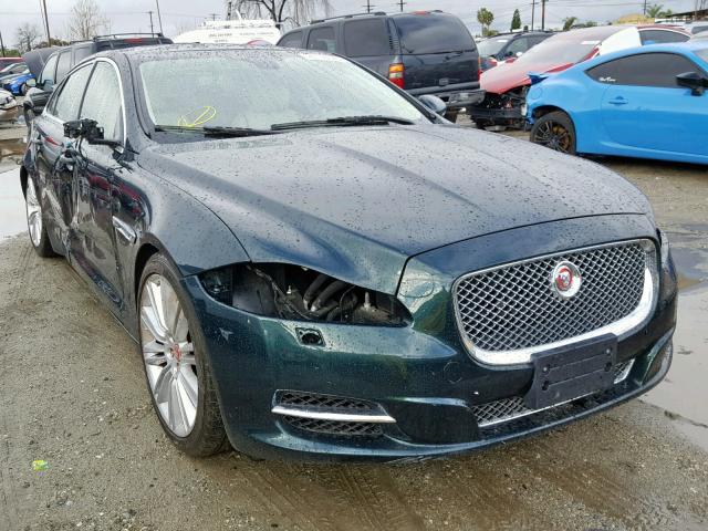 SAJWA2GT7EMV63471 - 2014 JAGUAR XJL SUPERC GREEN photo 1