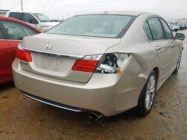 1HGCR2F88DA137152 - 2013 HONDA ACCORD EXL GOLD photo 4