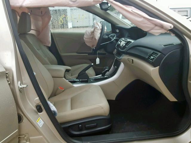 1HGCR2F88DA137152 - 2013 HONDA ACCORD EXL GOLD photo 5