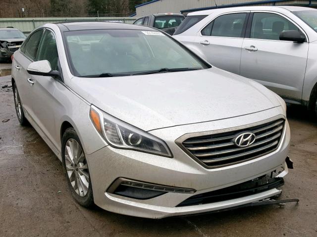 5NPE34AF2FH015070 - 2015 HYUNDAI SONATA SPO SILVER photo 1