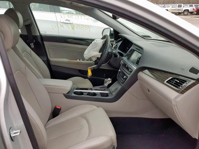 5NPE34AF2FH015070 - 2015 HYUNDAI SONATA SPO SILVER photo 5