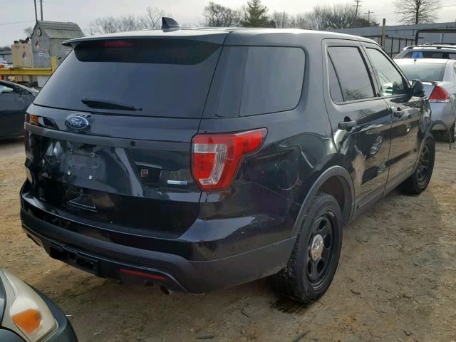 1FM5K8AR6HGC67007 - 2017 FORD EXPLORER P BLACK photo 4