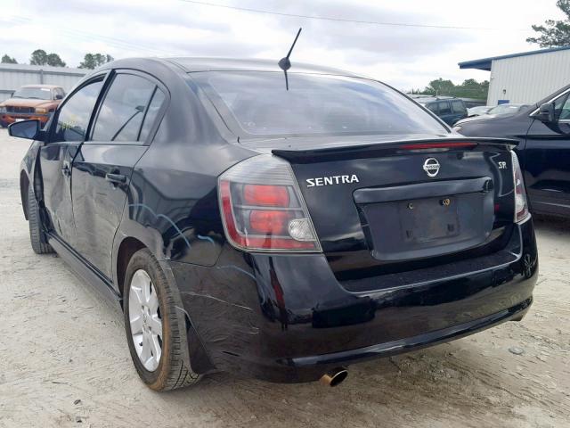 3N1AB6APXAL685290 - 2010 NISSAN SENTRA 2.0 BLACK photo 3