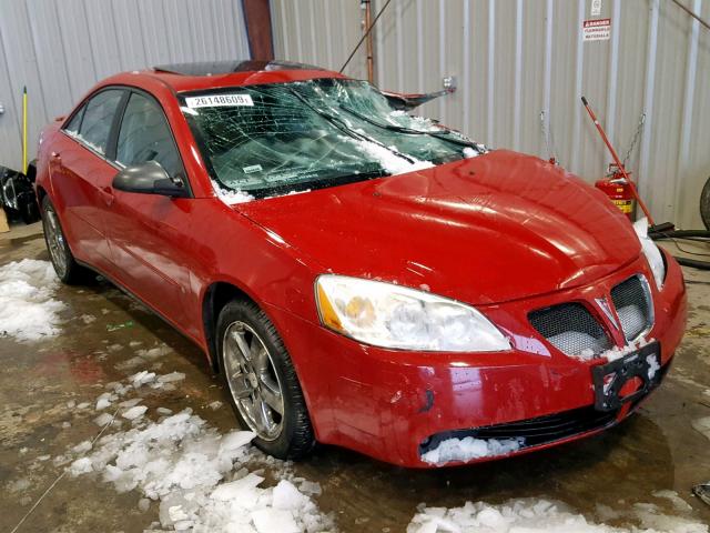 1G2ZH57N674139345 - 2007 PONTIAC G6 GT MAROON photo 1