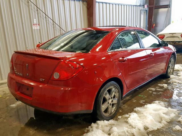 1G2ZH57N674139345 - 2007 PONTIAC G6 GT MAROON photo 4