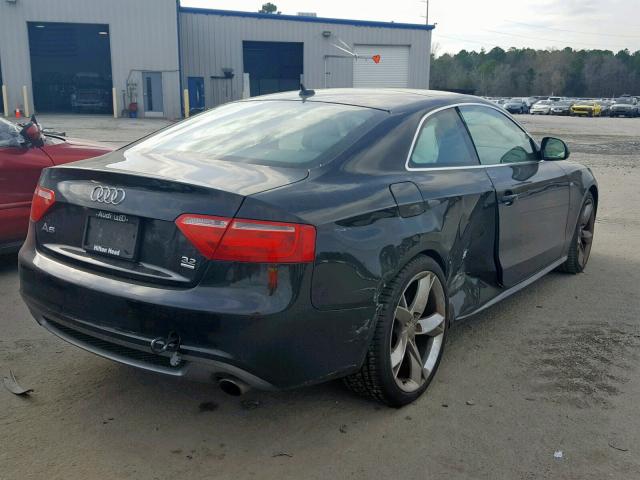 WAUDK78T79A011746 - 2009 AUDI A5 QUATTRO BLACK photo 4