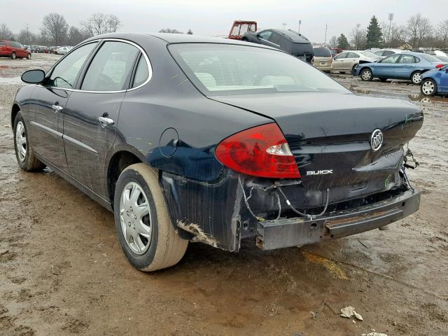 2G4WC532851207898 - 2005 BUICK LACROSSE C BLACK photo 3